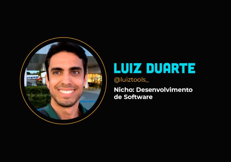 Ele fez 6em2 com desenvolvimento de software – Luiz Fernando Duarte Júnior