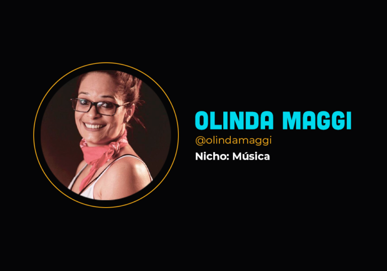 Ela fez 6 em 7 no nicho de música – Olinda Maggi
