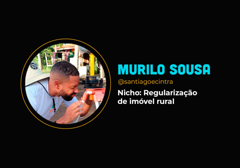 Ele fez 6 em 7 com regularização de imóvel rural  – Murilo Sousa