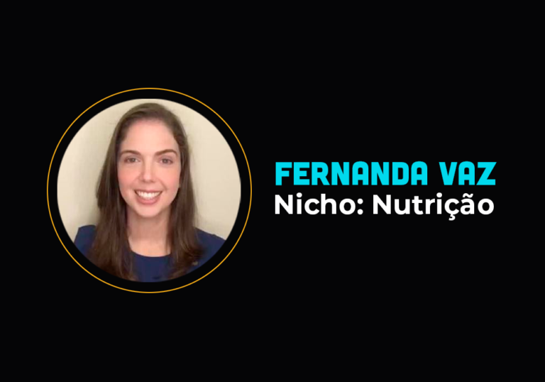 Ela fez 6 em 7 com curso de nutrição clínica – Fernanda Vaz
