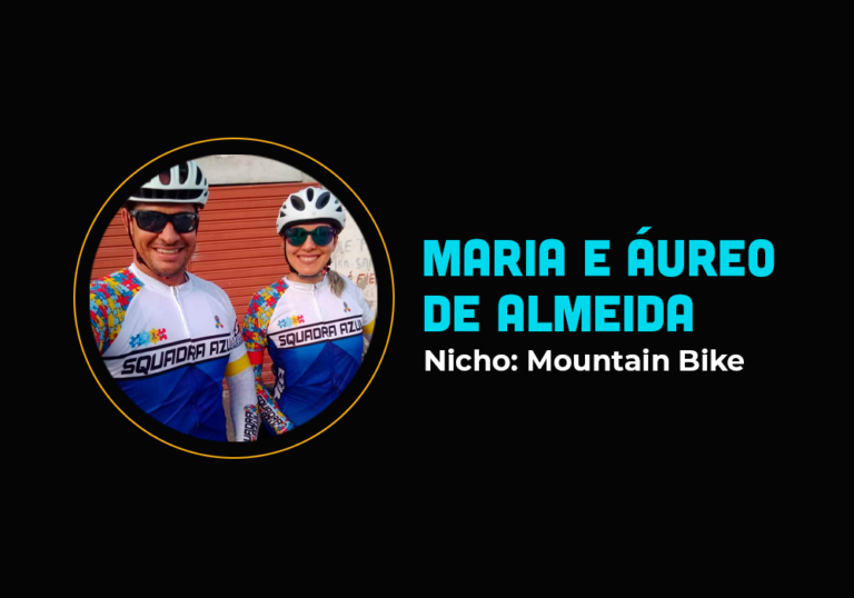 Eles fizeram R$110 mil no nicho de mountain bike -Maria Joana e Áureo de Almeida