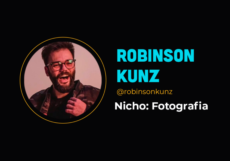 Ele faturou R$ 2 milhões em um ano no nicho de fotografia – Robison Kunz