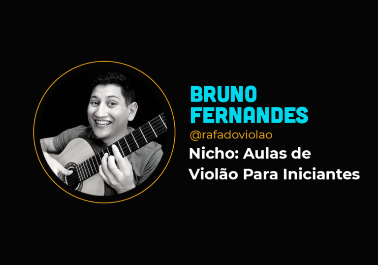 Ele criou um curso de violão para iniciantes e faturou mais de R$ 100 mil em 2 dias – Bruno Fernandes