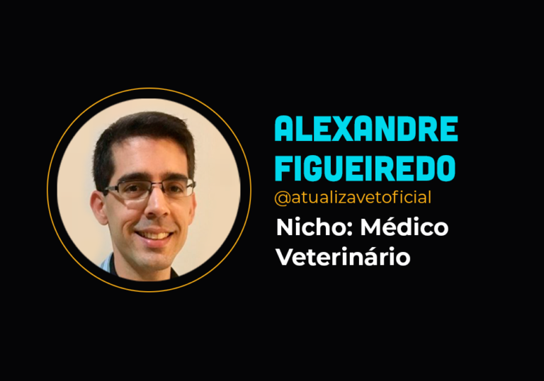 Ele aplicou a Fórmula e hoje fala para milhares de profissionais de veterinária – Alexandre Figueiredo