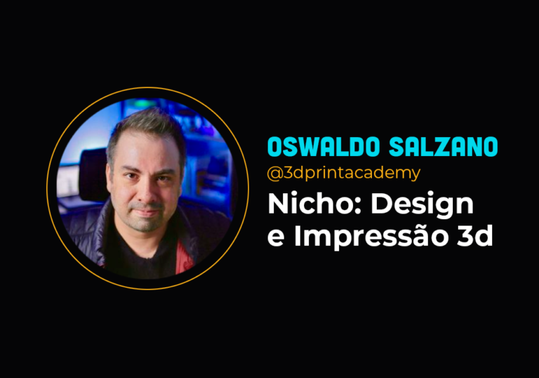 Ele faturou mais de R$700 mil em um ano com impressão 3D -Oswaldo Salzano Neto