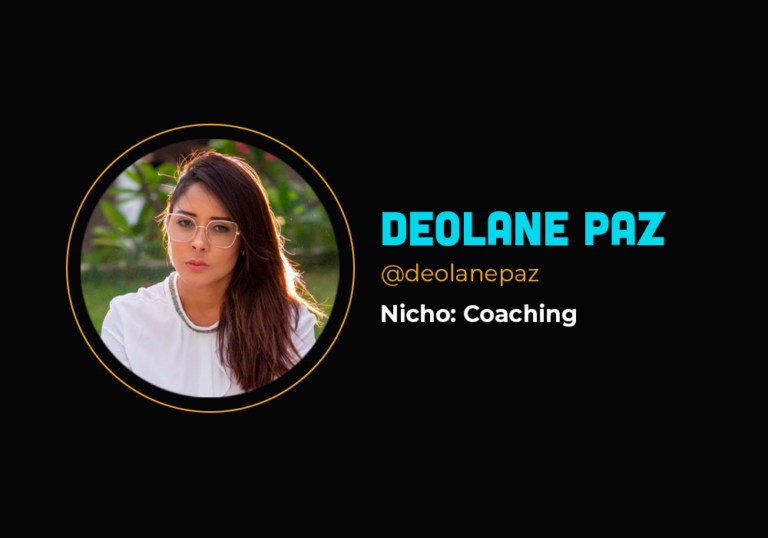 Mais de 100 mil reais ensinando coaches a lotarem suas agendas – Deolane Paz