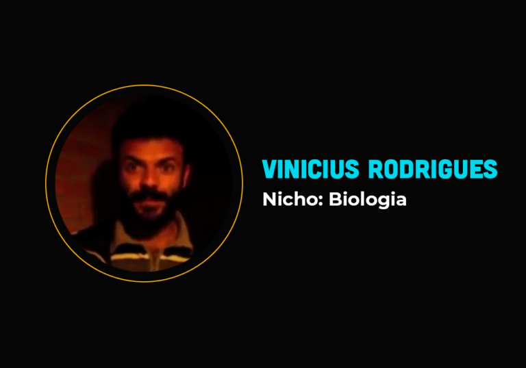 Ele fez 6 em 7 no nicho de biologia da conservação – Vinícius Rodrigues