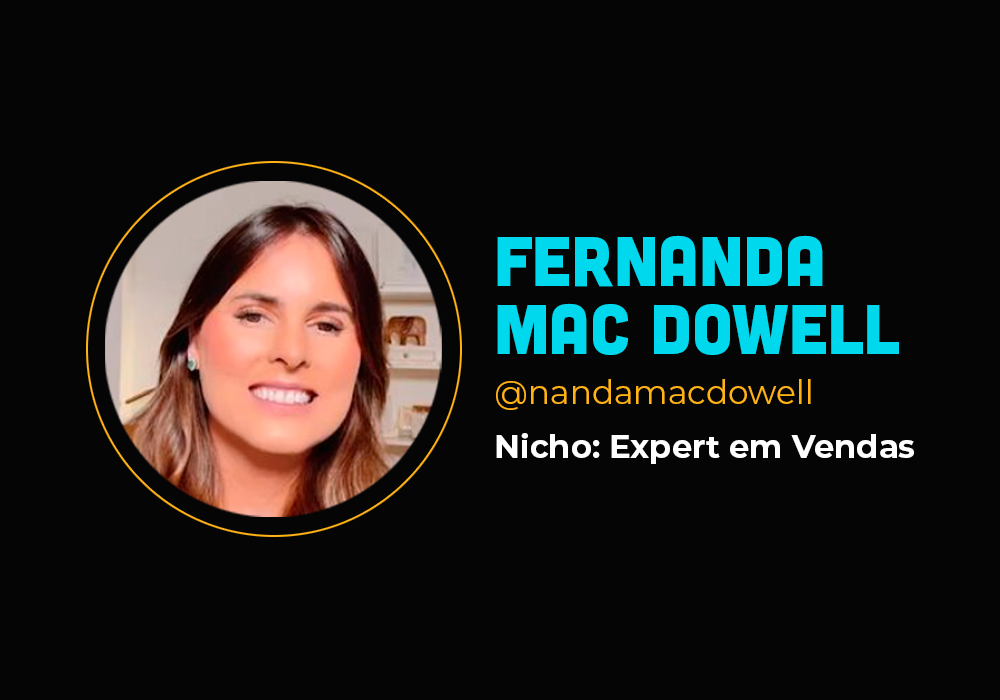 Ela fez R$ 100 mil em poucas horas de carrinho aberto -Fernanda Mac Dowell