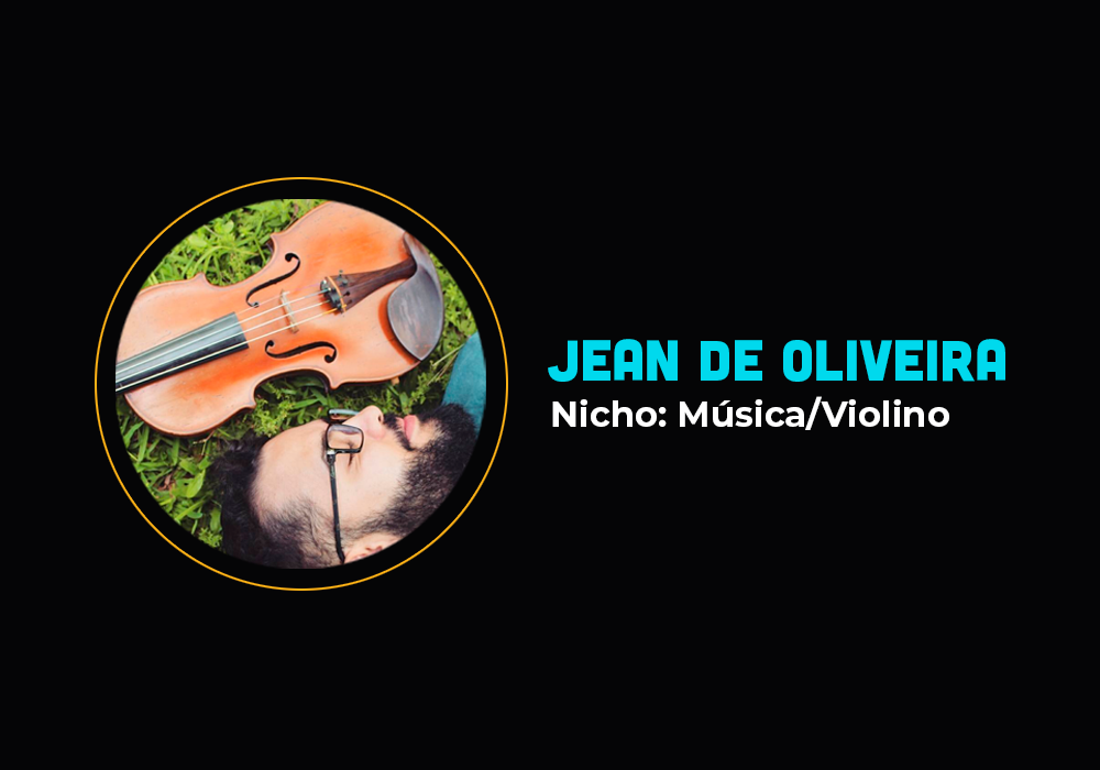 Ele já faturou mais de R$ 500 mil ensinando as pessoas a tocarem violino – Jean de Oliveira