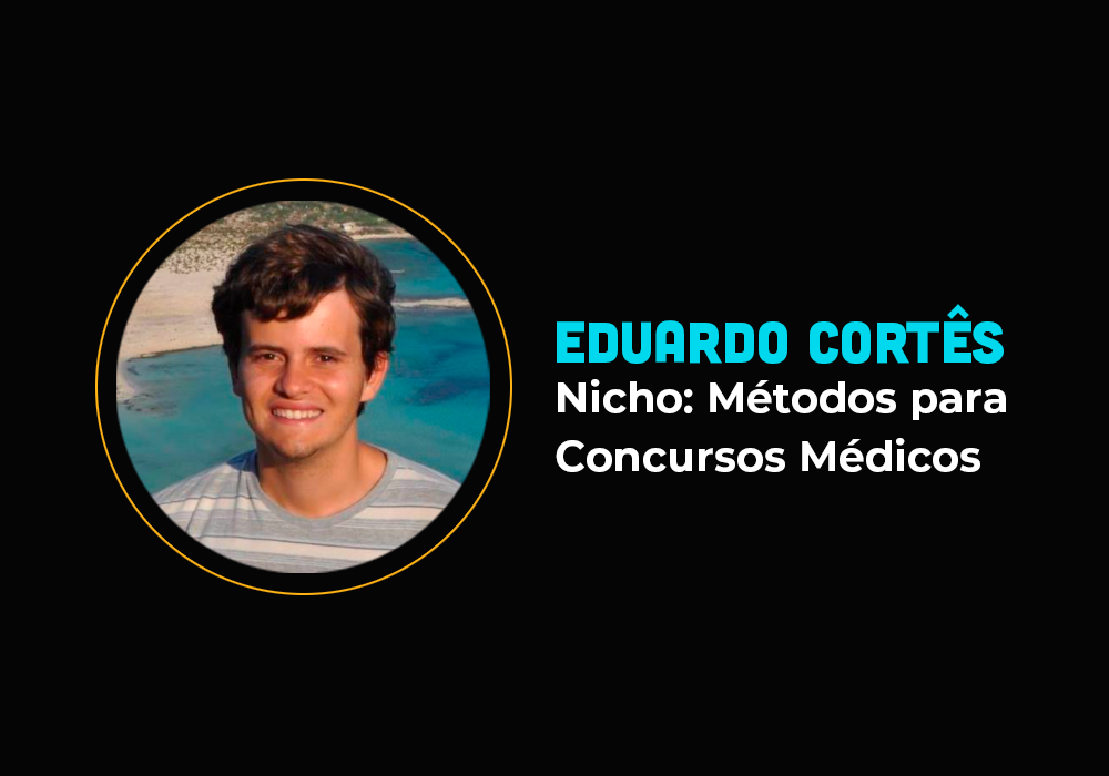 Ele fez 7 em 7  no nicho de concurso para médicos  – Eduardo Côrtes
