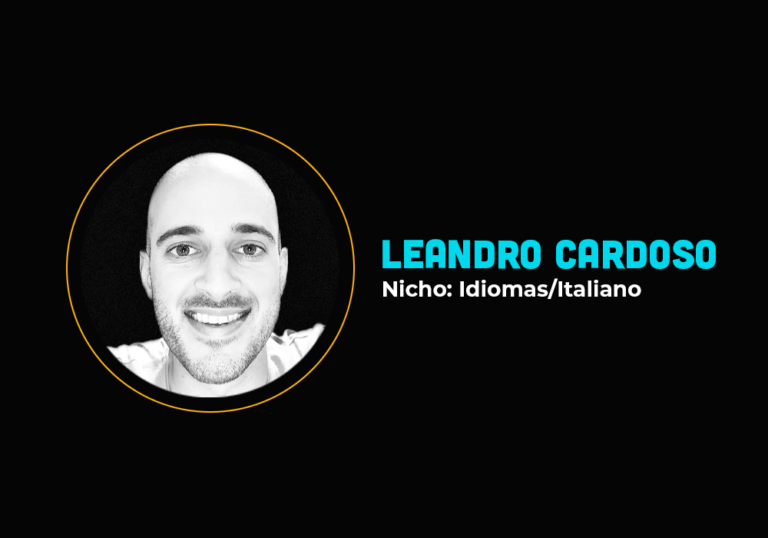 Ele tentou várias coisas até entrar para a Fórmula e faturar mais de R$ 2 milhões com curso de italiano – Leandro Cardoso
