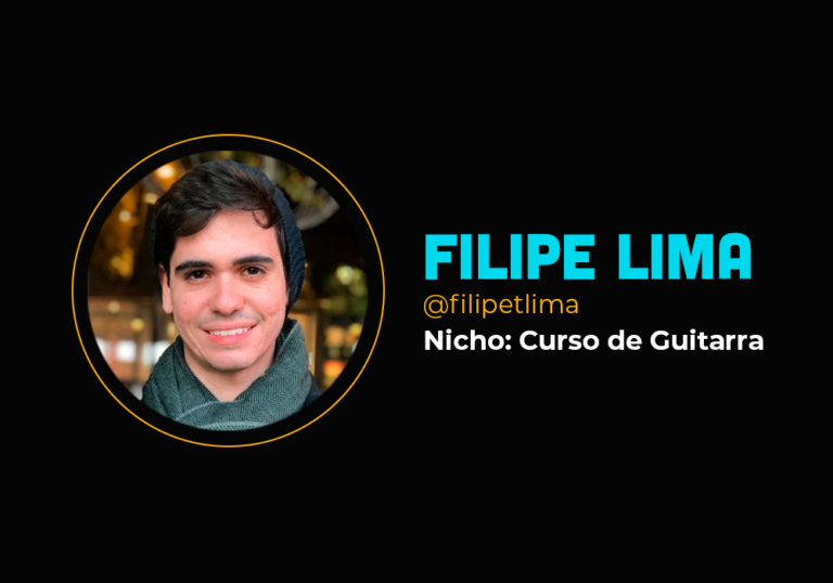 Aos 19 anos tirou a família da falência ensinando pessoas a tocar guitarra- Filipe Lima